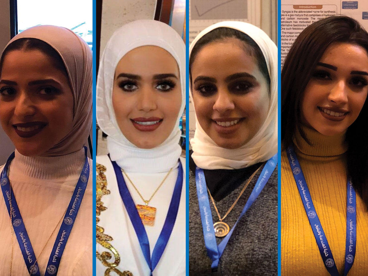  ليان الكايد - نورة البرازي  - ريم شاكر - لولوة الراشد 