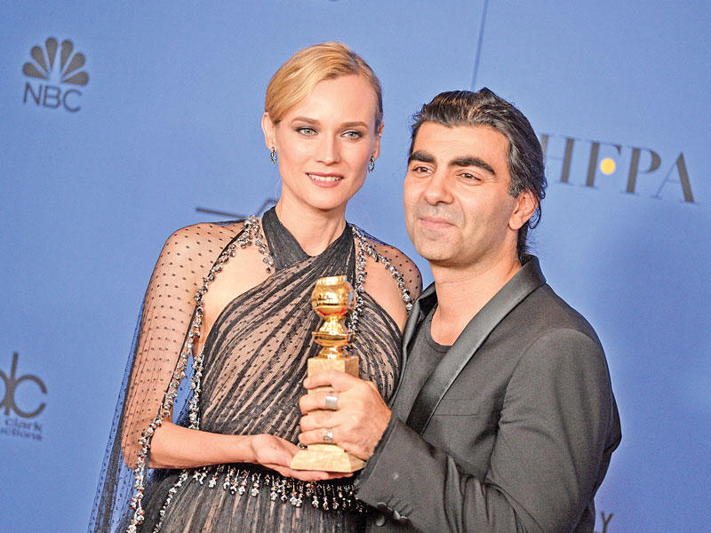 المخرج فاتح أكين والممثلة ديان كروغر