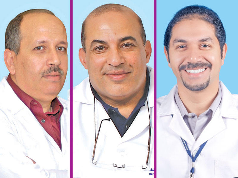 د. محمد المراغي - د. إيهاب المصري - د. حسام كامل