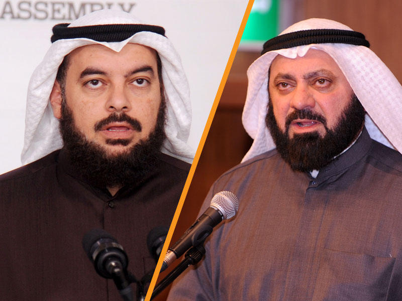 النائبان د. وليد الطبطبائي ود. جمعان الحربش