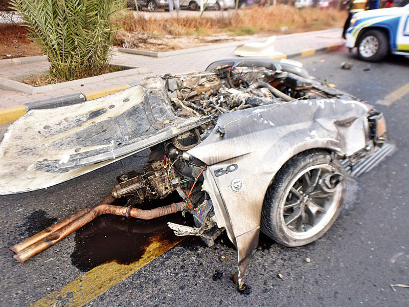 ما تبقى من المركبة