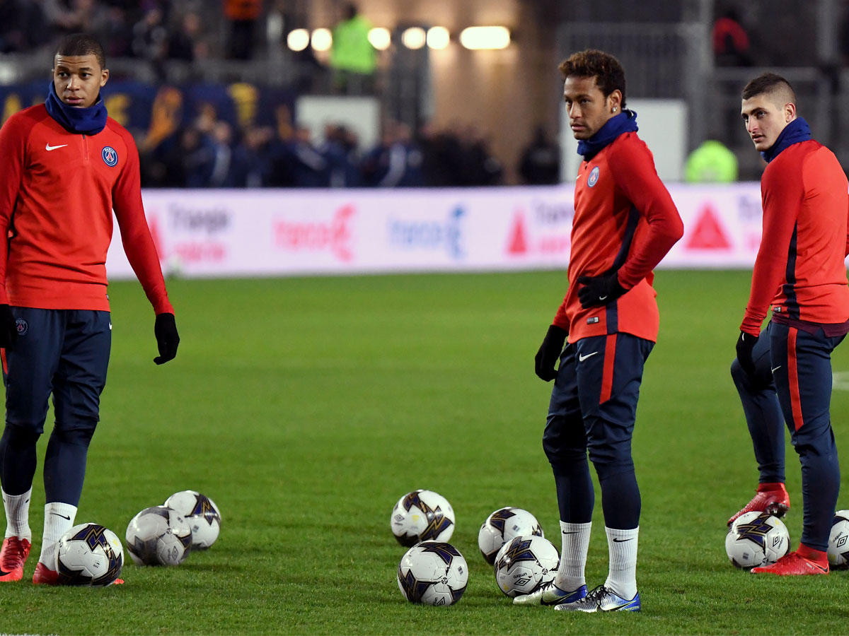 جانب من تدريبات سان جرمانn