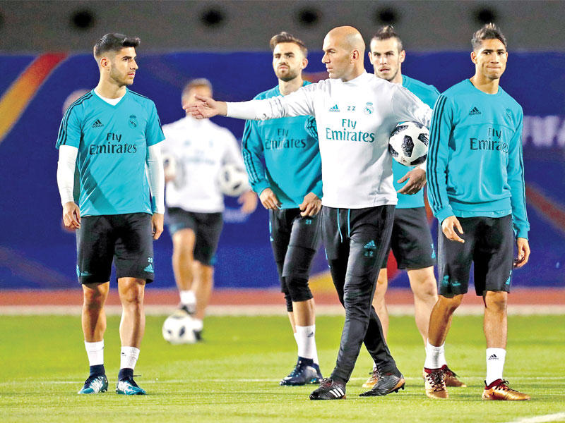 جانب من تدريبات ريال مدريد