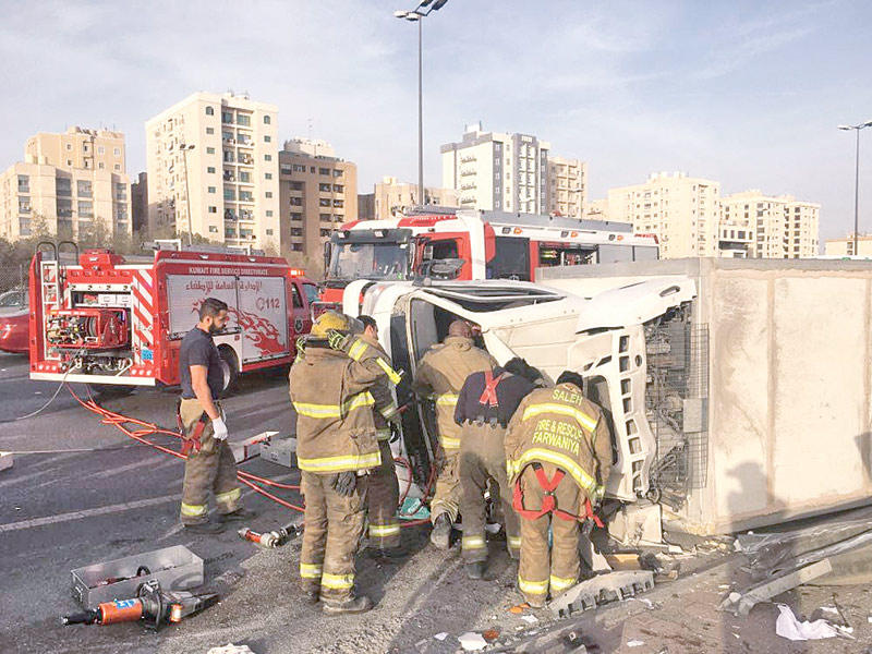 حادث طريق الدائري السادس