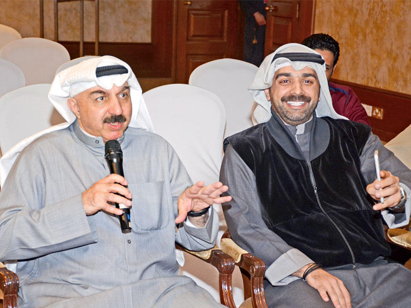 حمد ووالده الشاعر سامي العلي