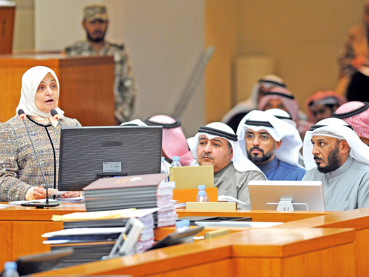 الصبيح خلال ردها على محاور الاستجواب