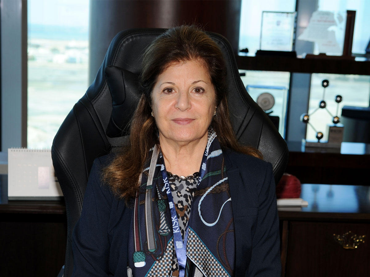 المديرة العامة لمعهد الكويت للأبحاث العلمية، د. سميرة السيد عمر