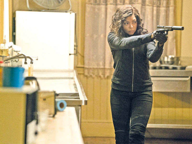 تراجي هينسون في مشهد من Proud Mary