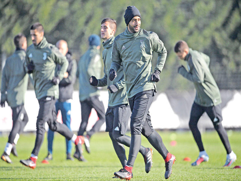 جانب من تدريبات يوفنتوس