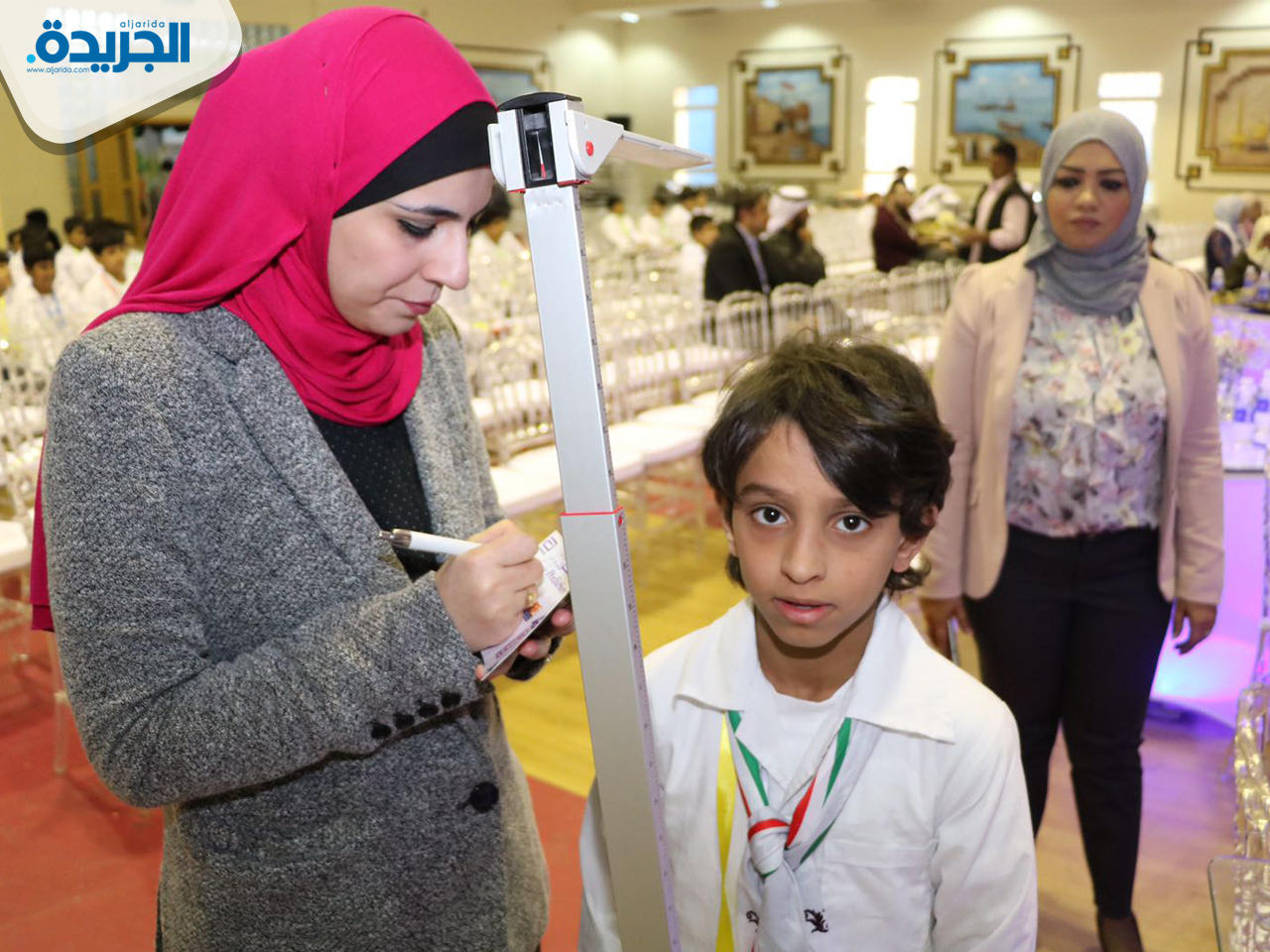 جانب من فعالية يوم الطفل الخليجي في منطقة الأحمدي التعليمية