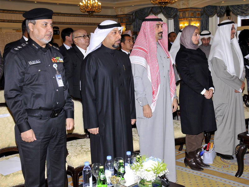 جانب من الحضور خلال اللقاء المفتوح بممثلي البعثات الدبلوماسية في الكويت