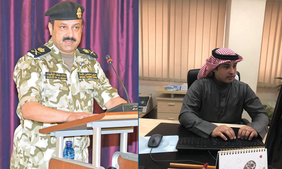 الزميل علي العجمي واللواء خالد الوقيت