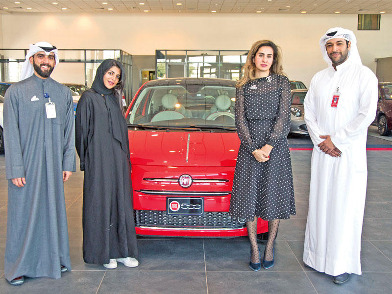 خلال استقبال الفائزة