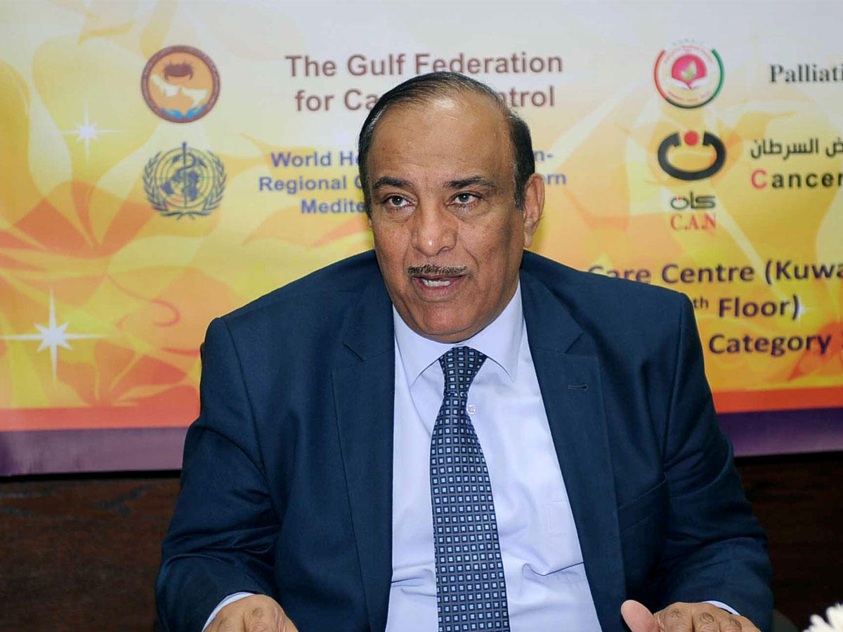  رئيس رابطة الأورام الكويتية والأمين العام للاتحاد الخليجي لمكافحة السرطان د. خالد الصالح