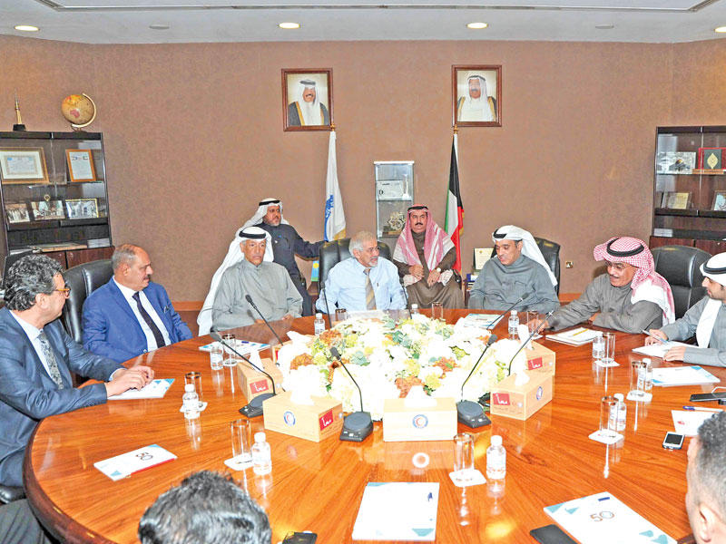  الساير مستقبلاً وفد نقابة الصحفيين العراقيين