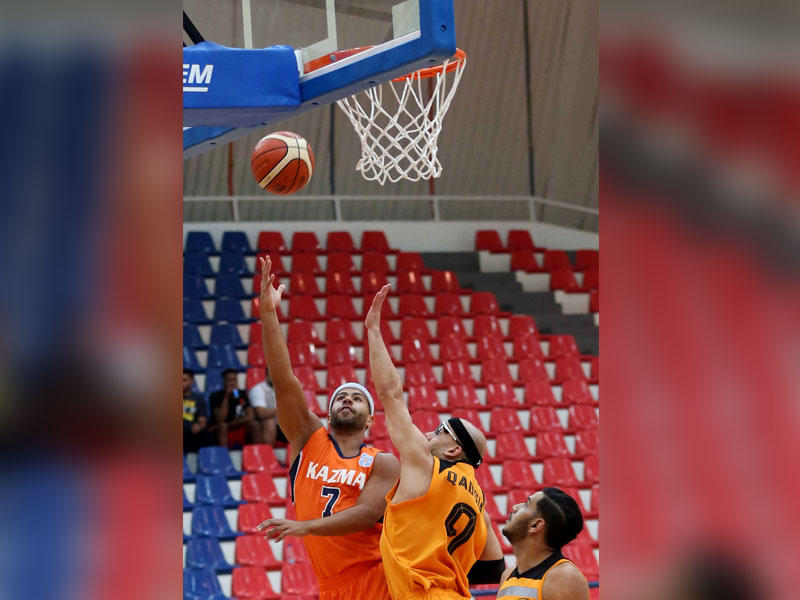 القادسية وكاظمة لكرة السلة في لقاء سابق