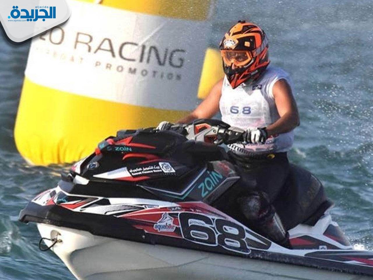  المتسابق حمود المضيان في مرحلة سابقة من بطولة موسم الإمارات 2018