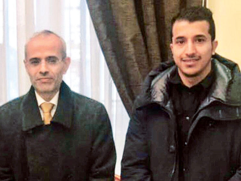  الشمري مع الملحق الثقافي د. المانع 