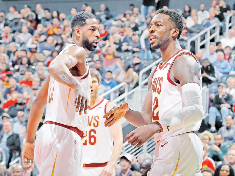 جيف غرين وتريستان تومسون نجما كليفلاند