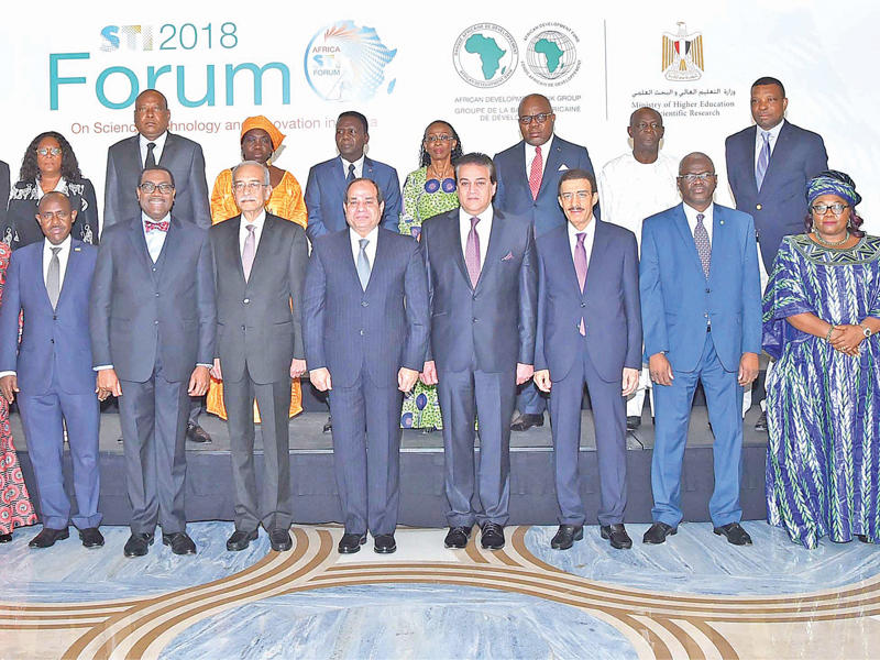 السيسي يشارك في افتتاح المنتدى الإفريقي للعلوم في القاهرة أمسt(الجريدة)