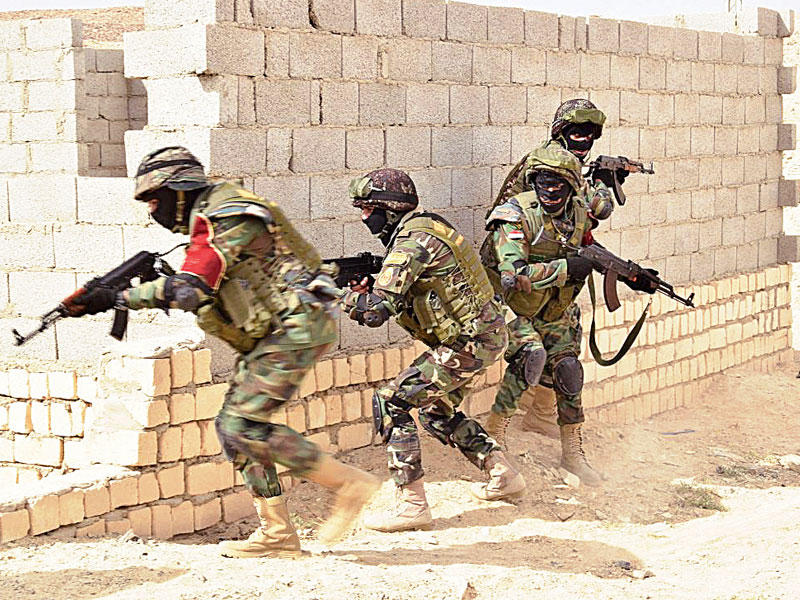 جنود مصريون خلال عمليات ضد الإرهاب