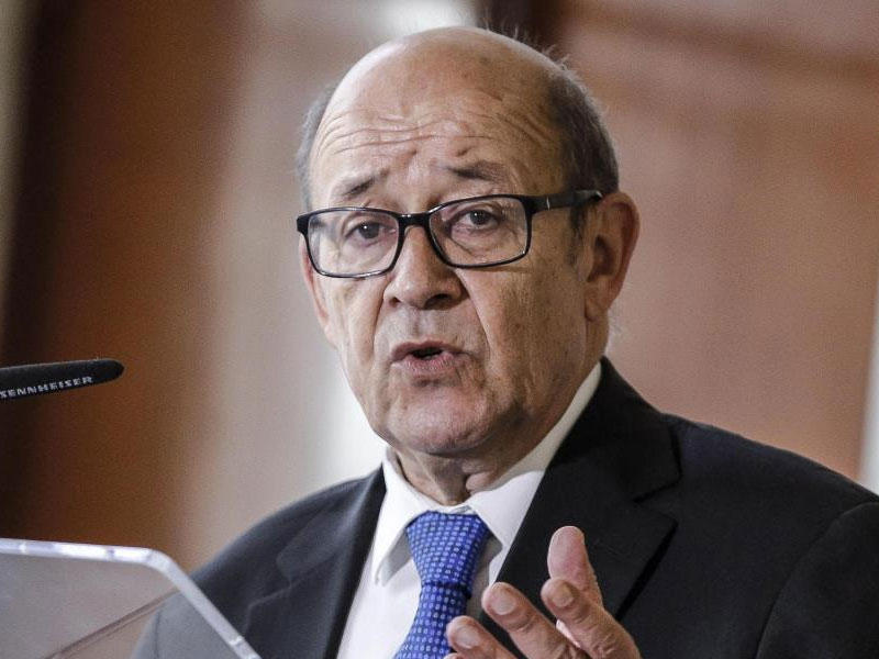  وزير الخارجية الفرنسي جان إيف لودريان