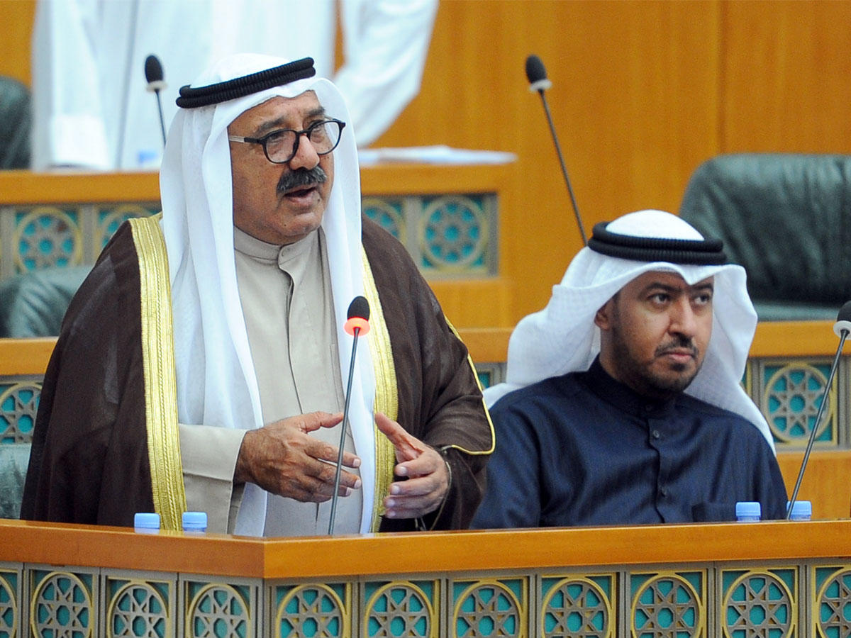 النائب الأول لرئيس مجلس الوزراء وزير الدفاع الشيخ ناصر الصباح