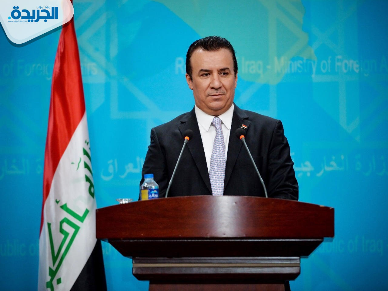 المتحدث الرسمي بأسم وزارة الخارجية العراقية احمد المحجوب