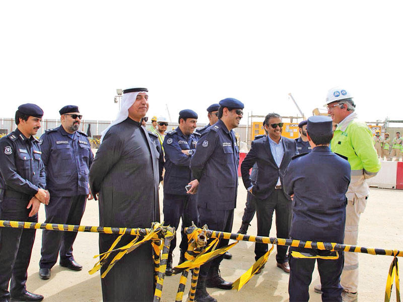 العجمي خلال الجولة