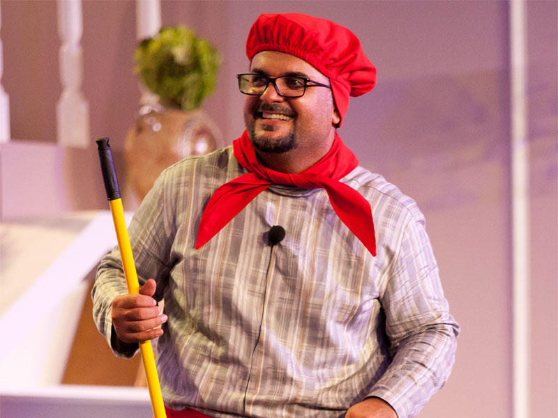 مشاري البلام في مسرحية سالي