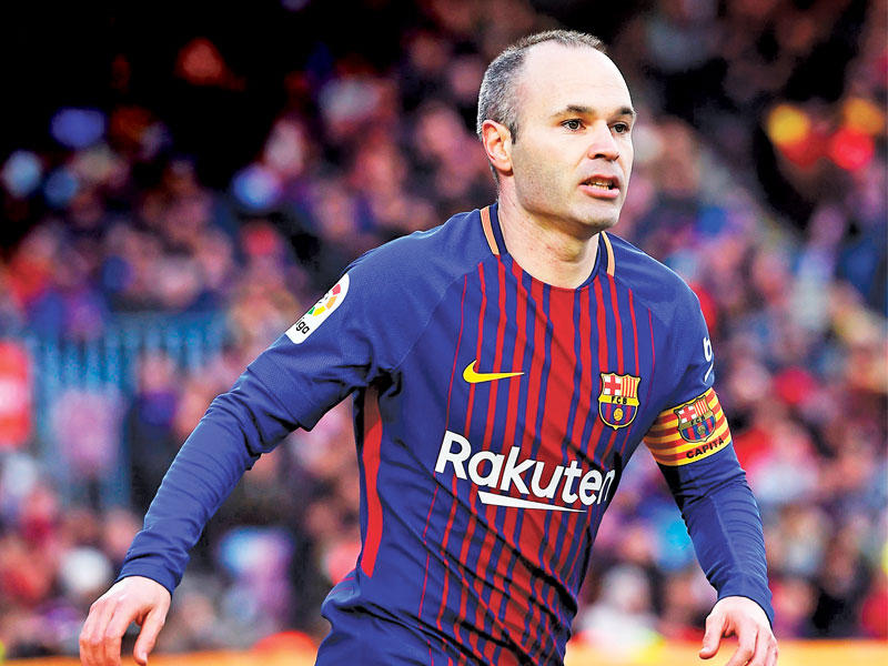 أندريس إنييستا، قائد برشلونة