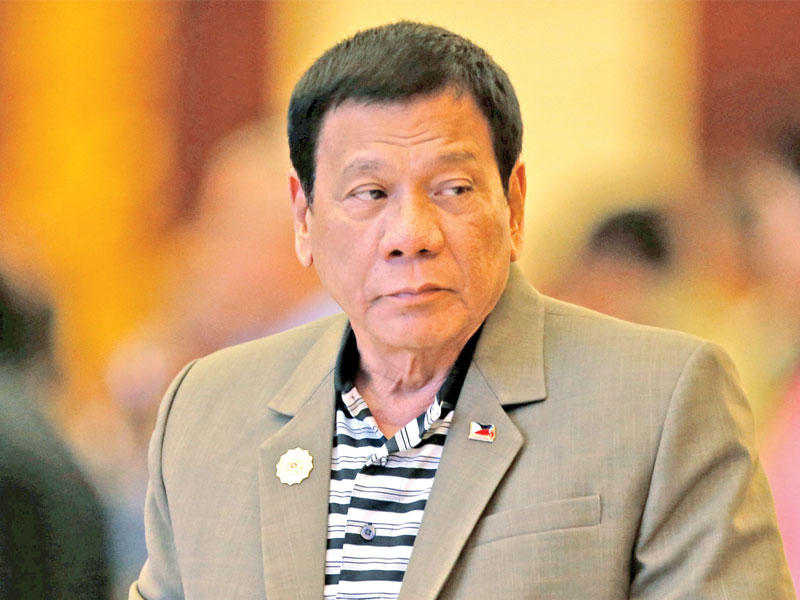 الرئيس الفلبيني رودريغو دوتيرتي