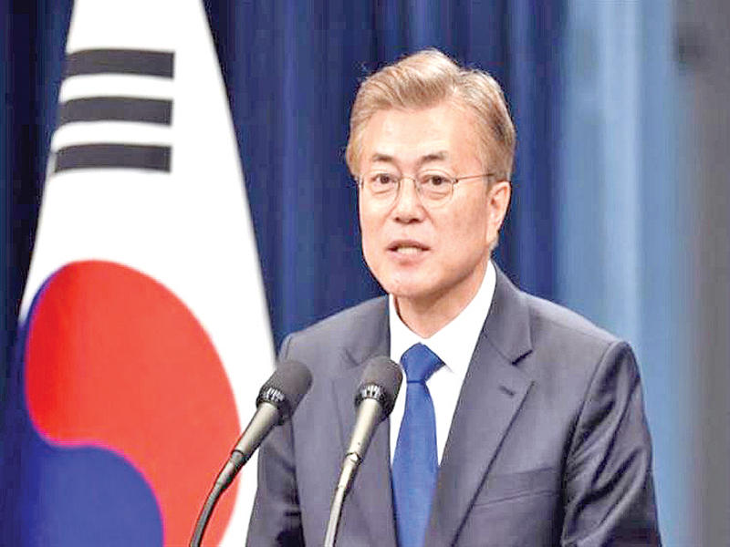 الرئيس الكوري الجنوبي مون غاي