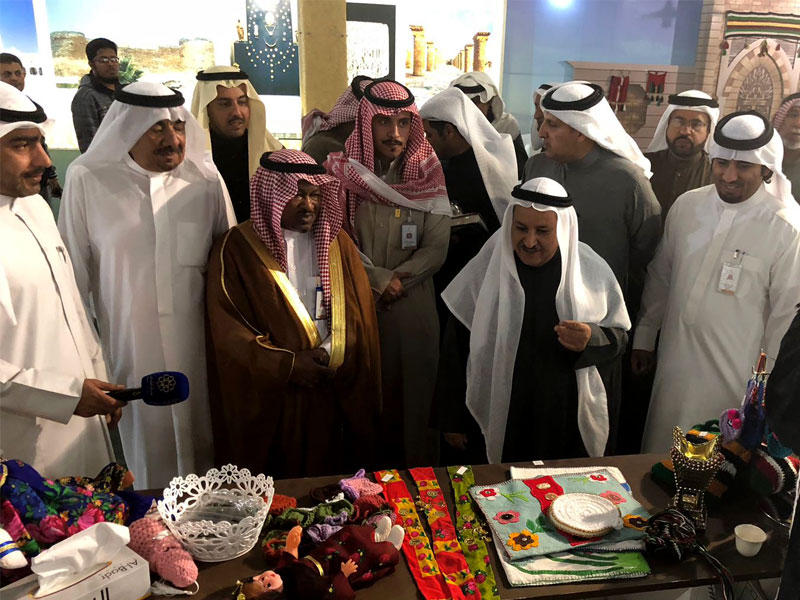 افتتاح الجناح السعودي في القرية التراثية