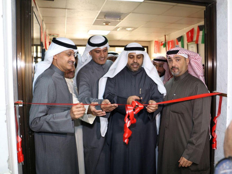 الجبري خلال تدشينه المشروع بحضور قياديي الوزارة