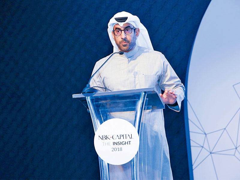 فيصل الحمد متحدثاً في المنتدى