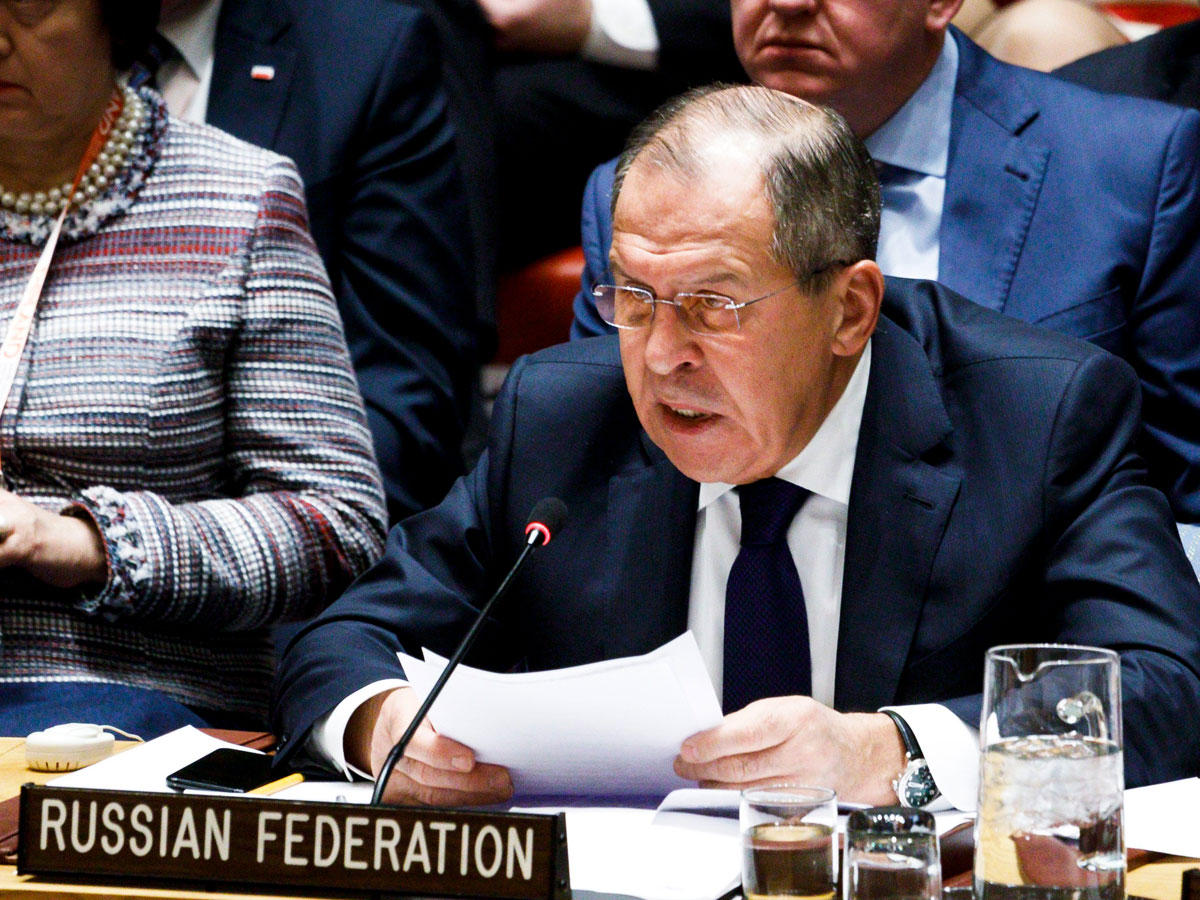  وزير الخارجية الروسي سيرغي لافروف
