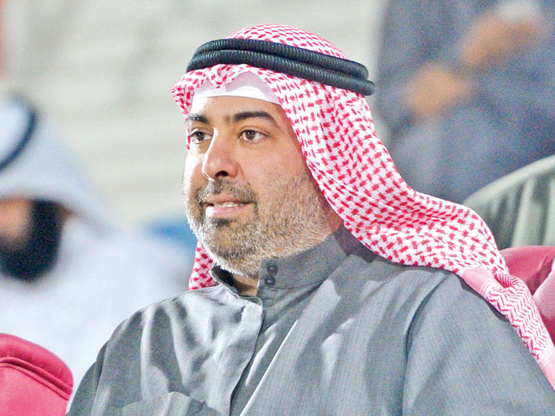 رئيس نادي القادسية الشيخ خالد الفهد