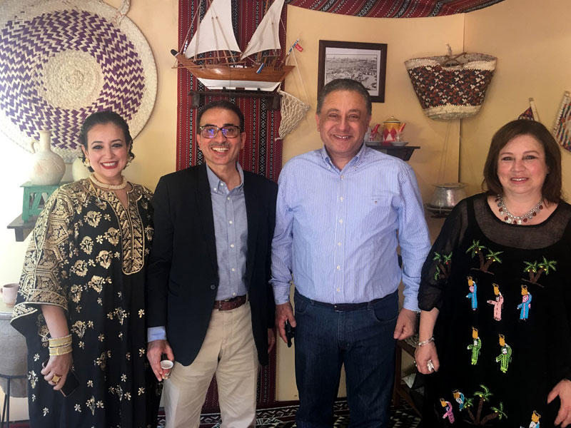 سفير الكويت لدى استراليا نجيب البدر خلال مشاركته في مهرجان التعددية الثقافية السنوي الذي تنظمه وزارة الثقافة