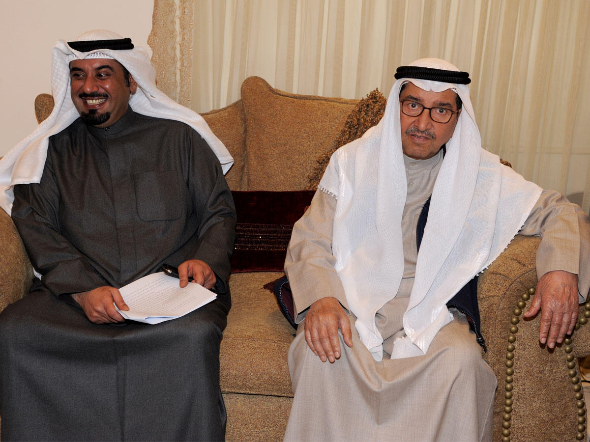 السريع والقحطاني أثناء الاحتفالية