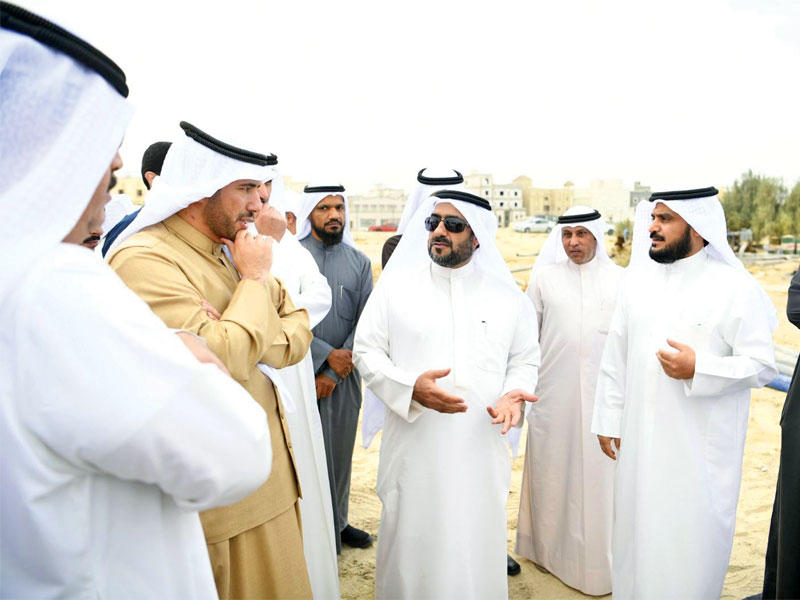 جانب من الجولة على مدينة صباح الأحمد