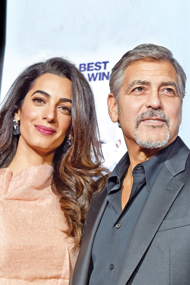 جورج كلوني وزوجته