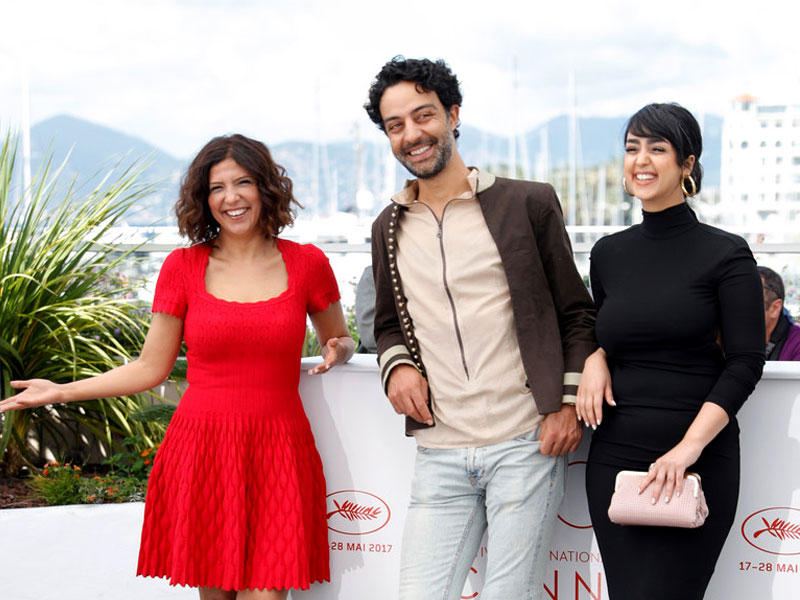 أبطال الفيلم التونسي «على كف عفريت» 