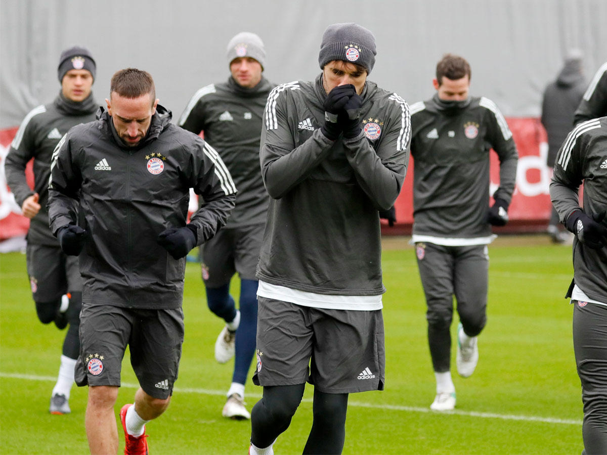 جانب من تدريبات بايرن ميونيخ 