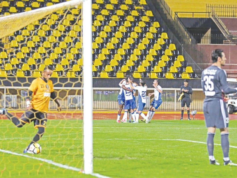 جانب من مباراة القادسية والجهراء