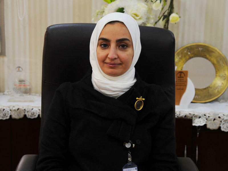 نائبة المدير العام لشؤون قطاع الموارد البشرية والمالية في الهيئة العامة للقوى العاملة خلود الشهاب