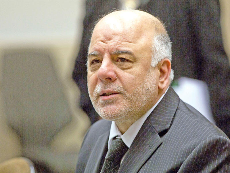 رئيس الحكومة العراقية حيدر العبادي