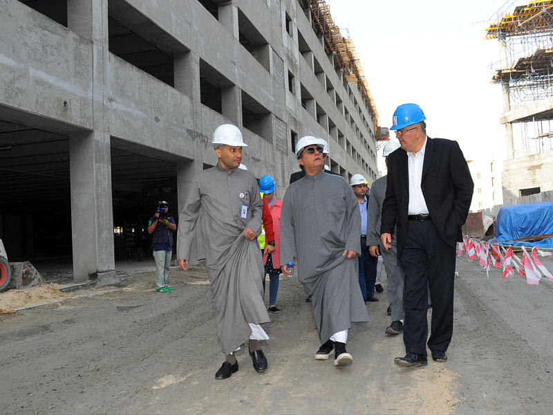 المضف خلال الجولة