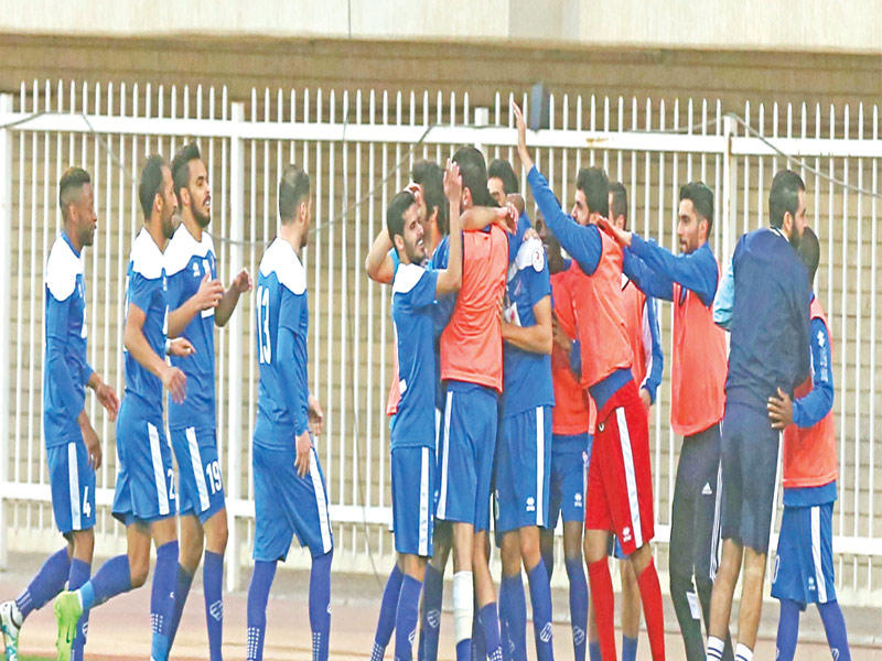 لاعبو التضامن في لقاء سابق