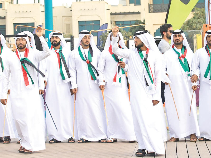 من أجواء العروض التراثية 